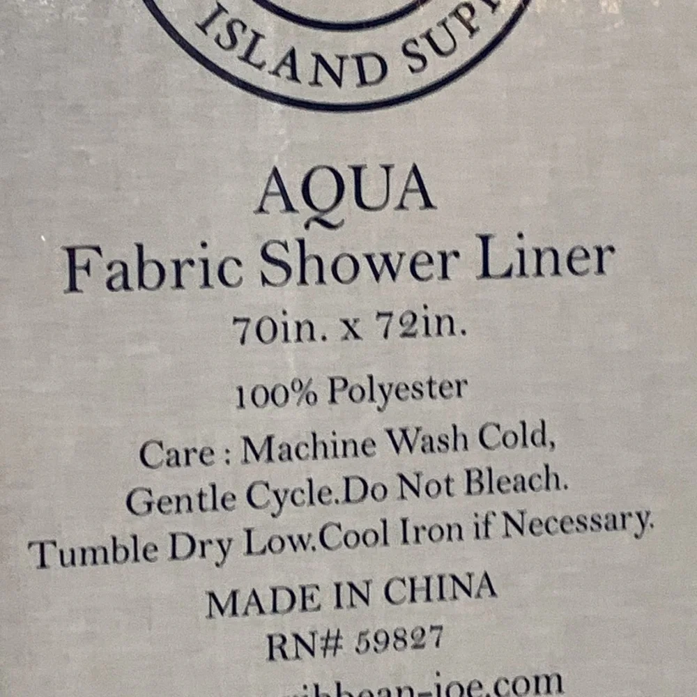 Caribbean Joe aqua fabric